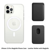 [Brand New] iPhone 13 Pro Phone Case and Leather Wallet with Magsafe