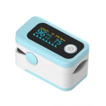 tugamobi Smart Health SH10 Fingertip Pulse Oximeter Blood Oxygen Saturation Monitor (Blue) Lanyard